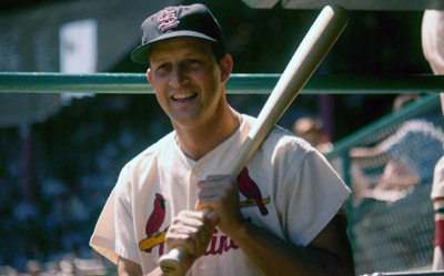 Stanley Frank "Stan" Musial was and outfielder and first baseman on the St. Louis Cardinals for 22 seasons, from 1941 through 1963. Nicknamed "Stan the Man", Musial is widely considered to be one of the greatest hitters in baseball history.
