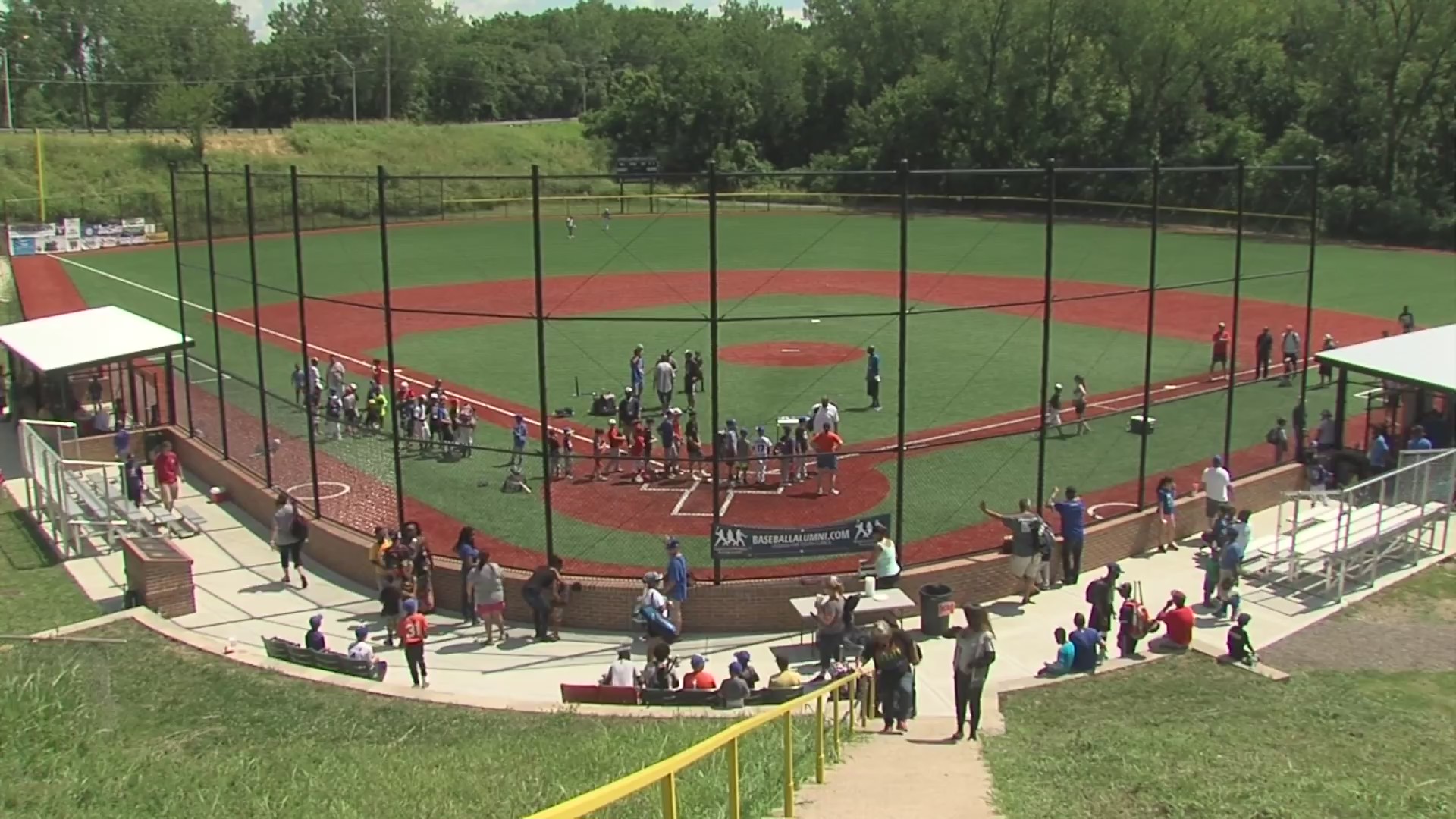 Picture of youth baseball field