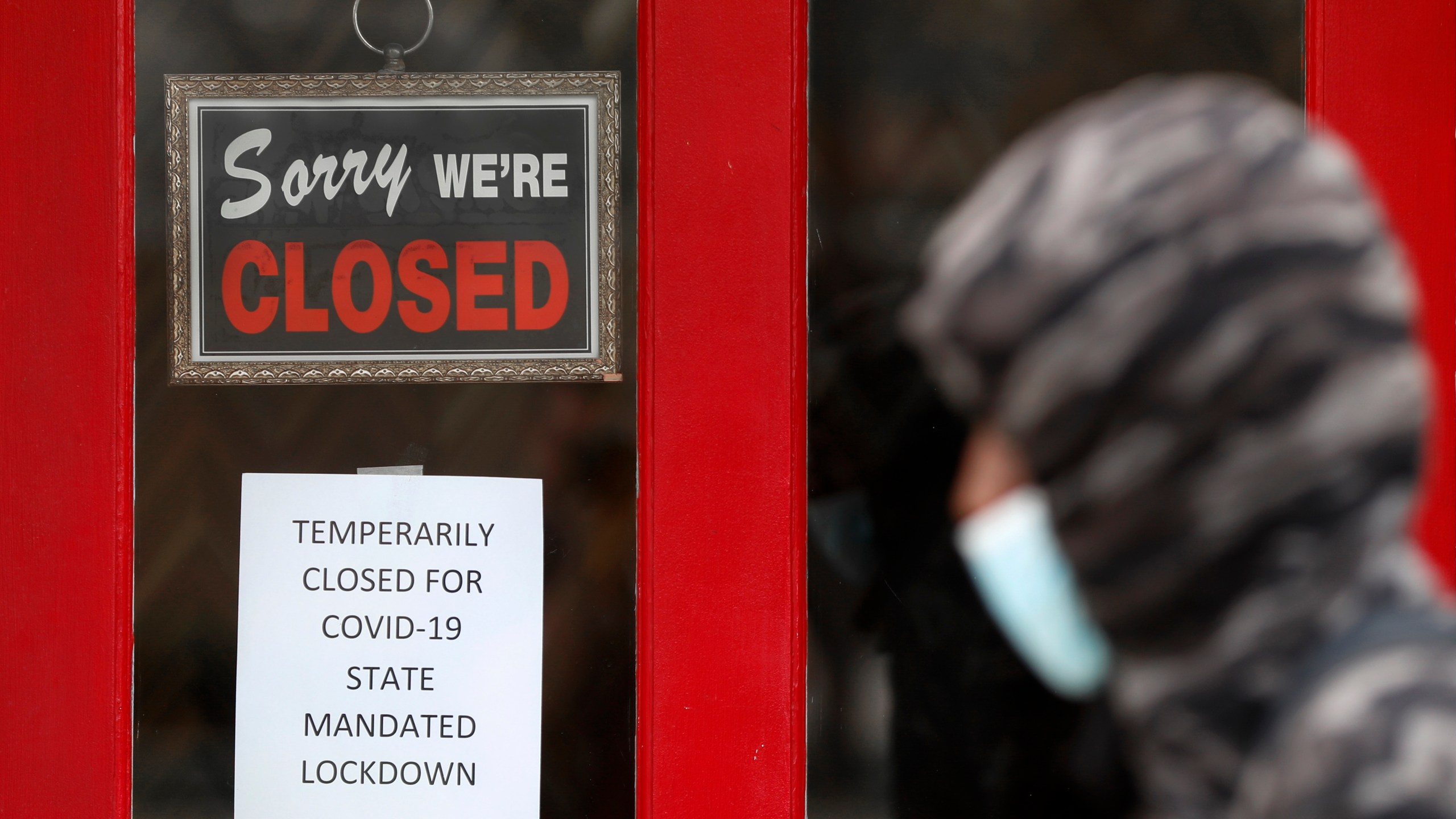Picture of closed sign