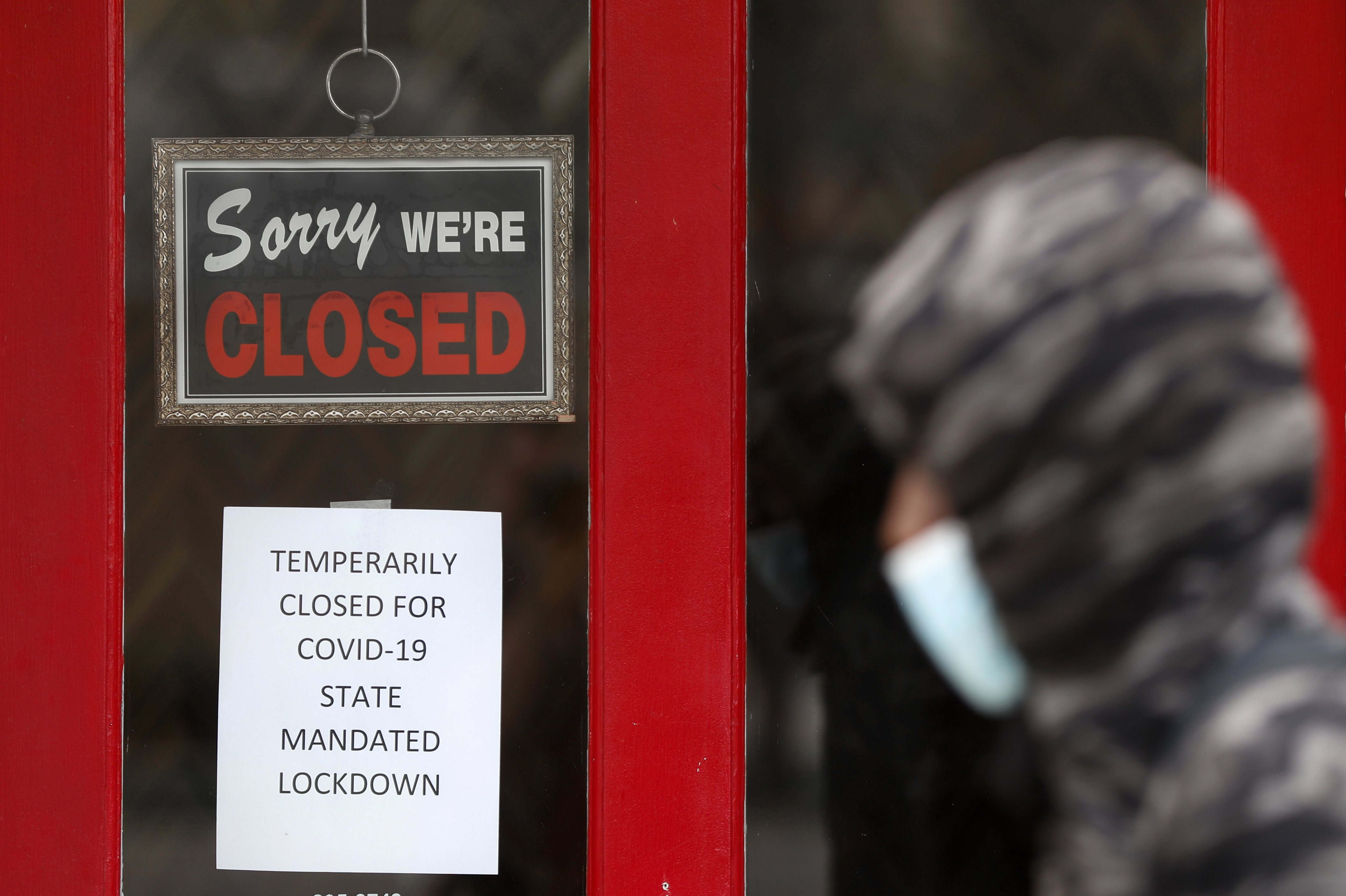 Picture of closed sign
