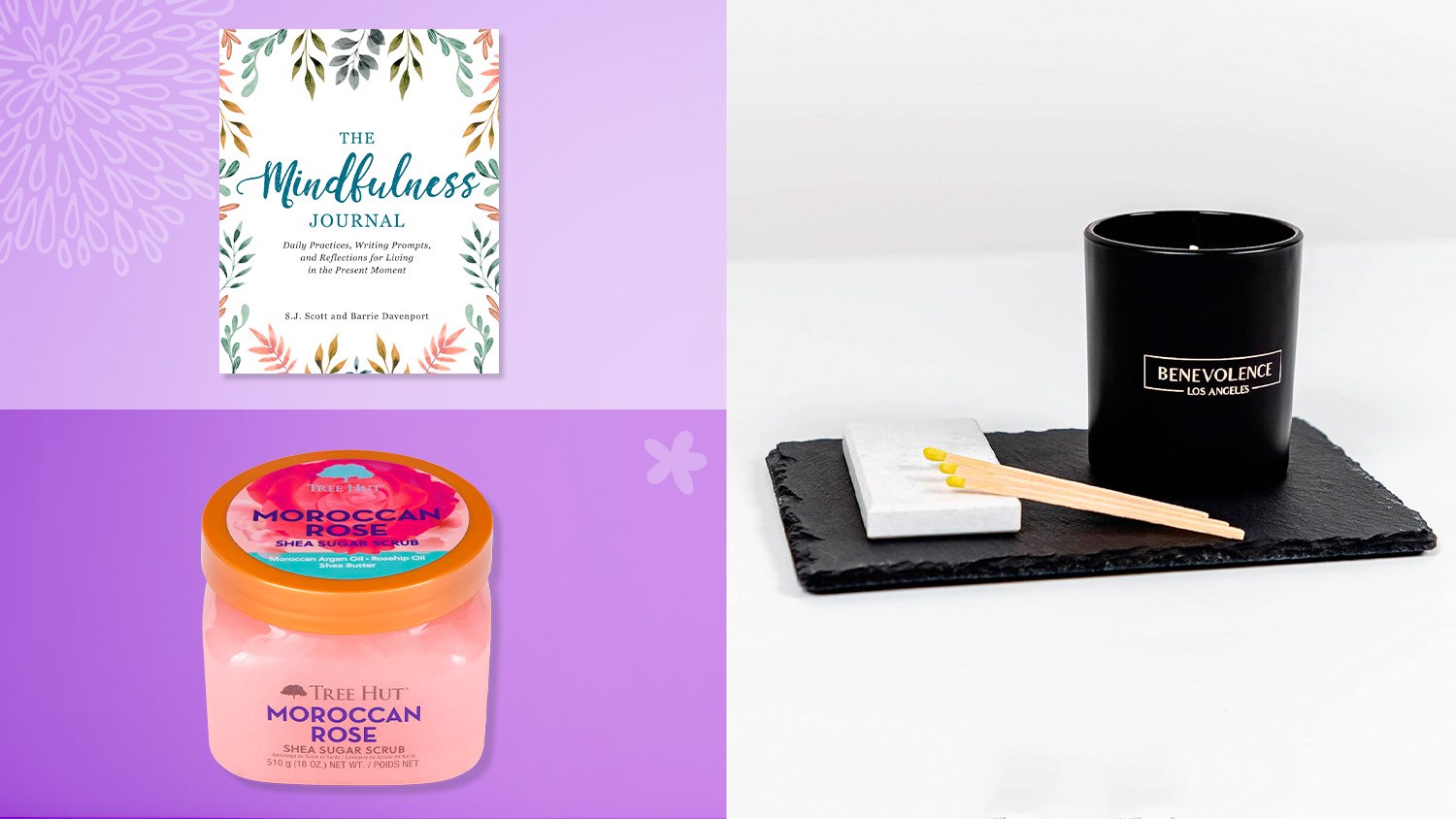 Tree Hut/The Mindfulness Journal/Benevolence LA/BestReviews illustrations / Best Mother’s Day gifts under $20